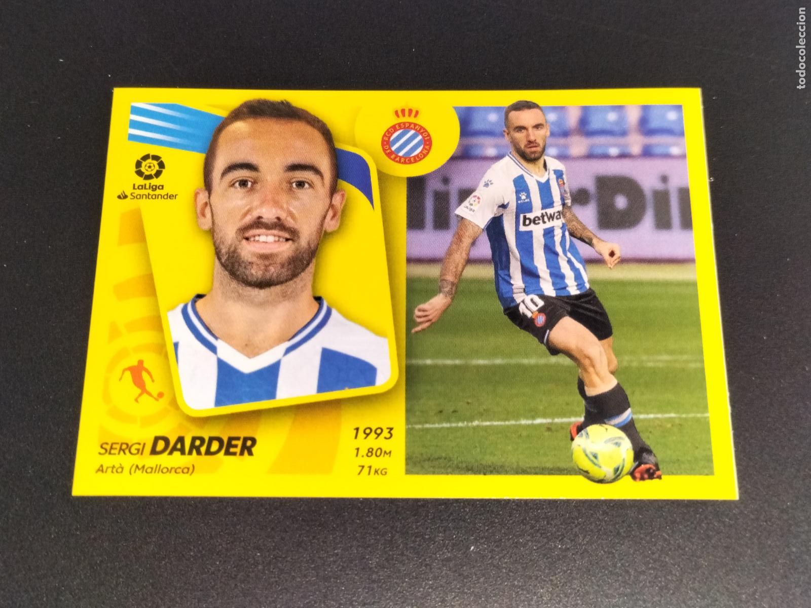 &Aacute;lbum de f&uacute;tbol completo: N&ordm; 15 SERGI DARDER ESPANYOL CROMOS LALIGA SANTANDER ESTE LIGA 2021 2022 21 22 PANINI