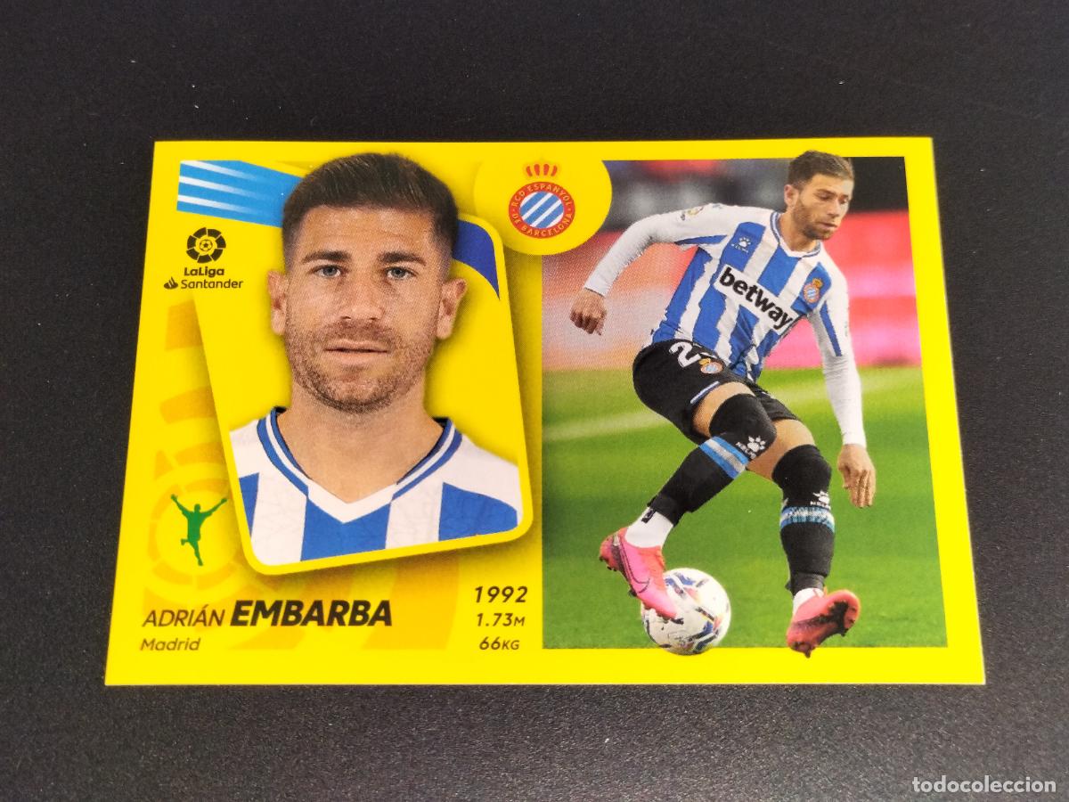 &Aacute;lbum de f&uacute;tbol completo: N&ordm; 16 EMBARBA ESPANYOL CROMOS LALIGA SANTANDER ESTE LIGA 2021 2022 21 22 PANINI