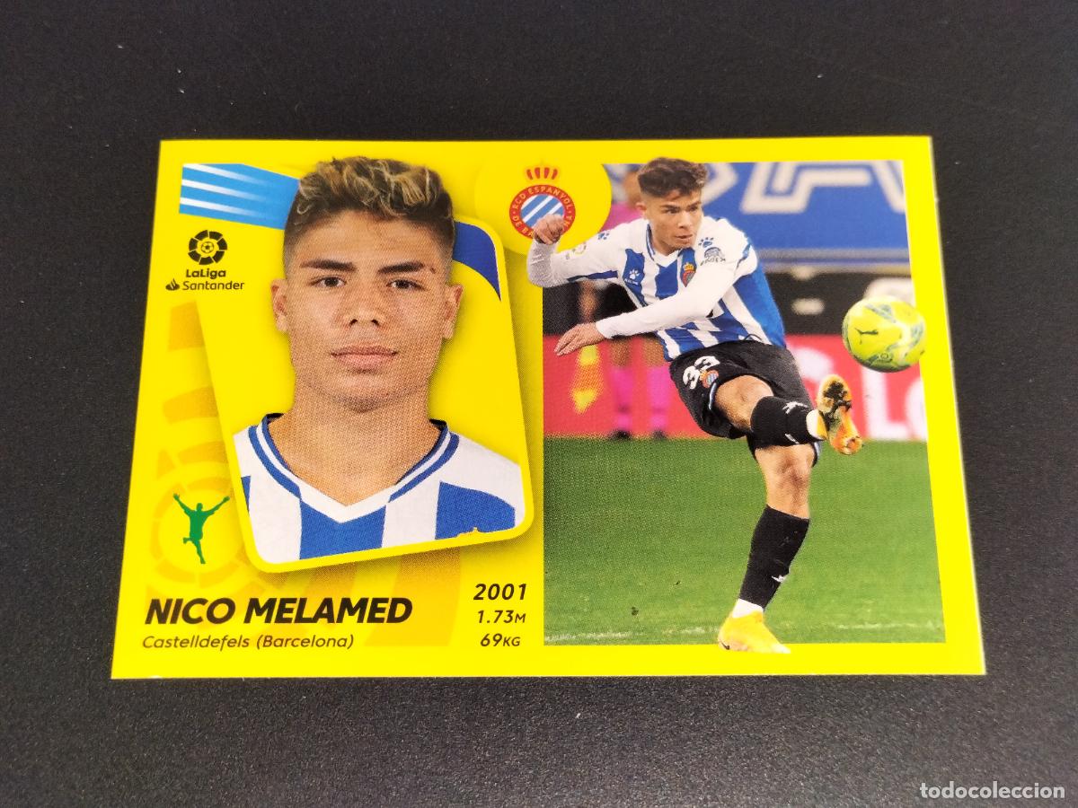 &Aacute;lbum de f&uacute;tbol completo: N&ordm; 17 NICO MELAMED ESPANYOL CROMOS LALIGA SANTANDER ESTE LIGA 2021 2022 21 22 PANINI