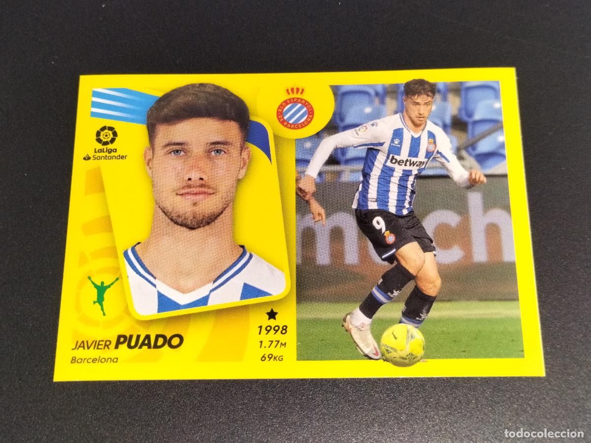 &Aacute;lbum de f&uacute;tbol completo: N&ordm; 18 JAVI PUADO ESPANYOL CROMOS LALIGA SANTANDER ESTE LIGA 2021 2022 21 22 PANINI