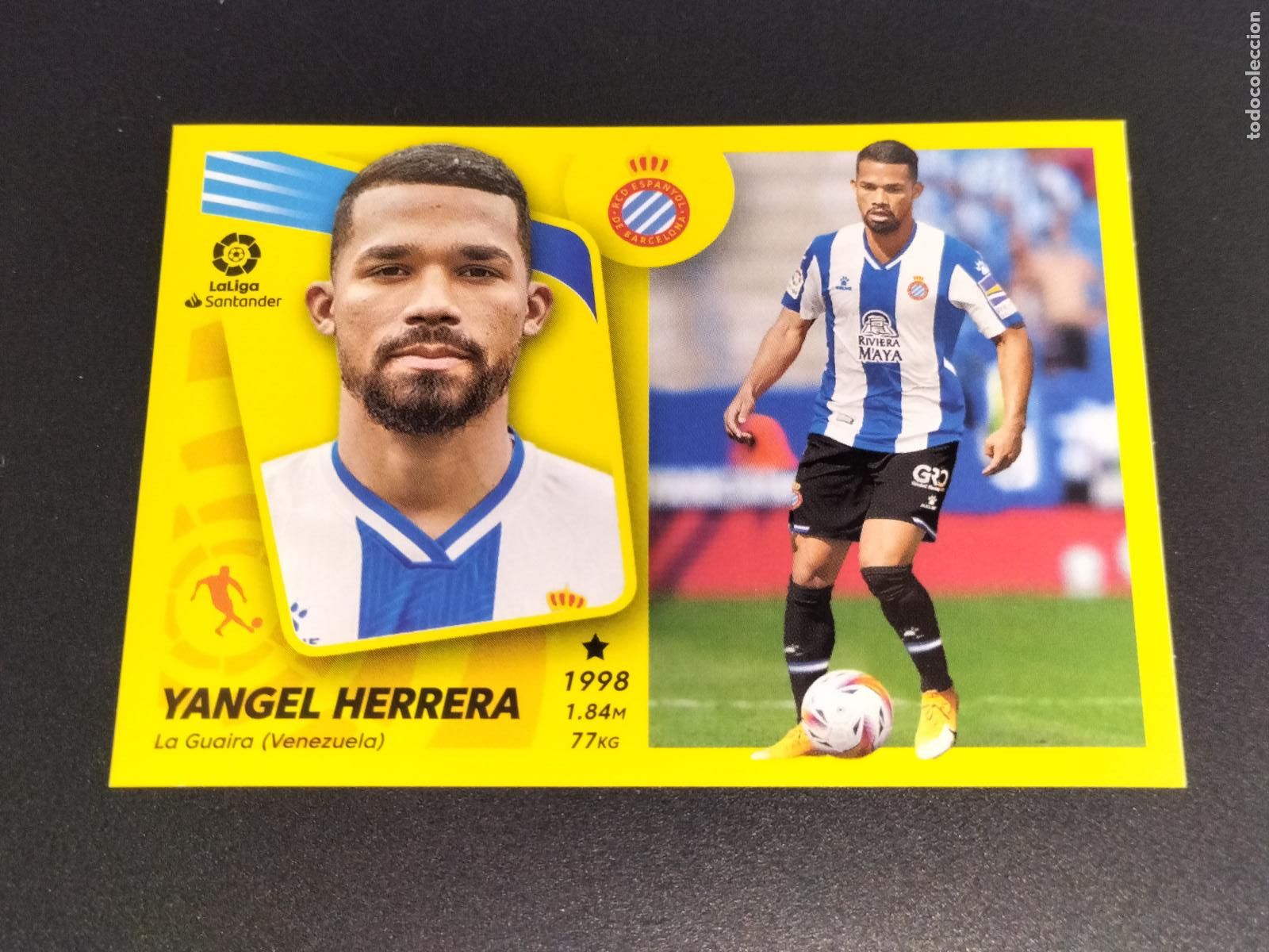 &Aacute;lbum de f&uacute;tbol completo: FICHAJE 59 YANGEL HERRERA ESPANYOL CROMOS LALIGA SANTANDER ESTE LIGA 2021 2022 21 22 PANINI