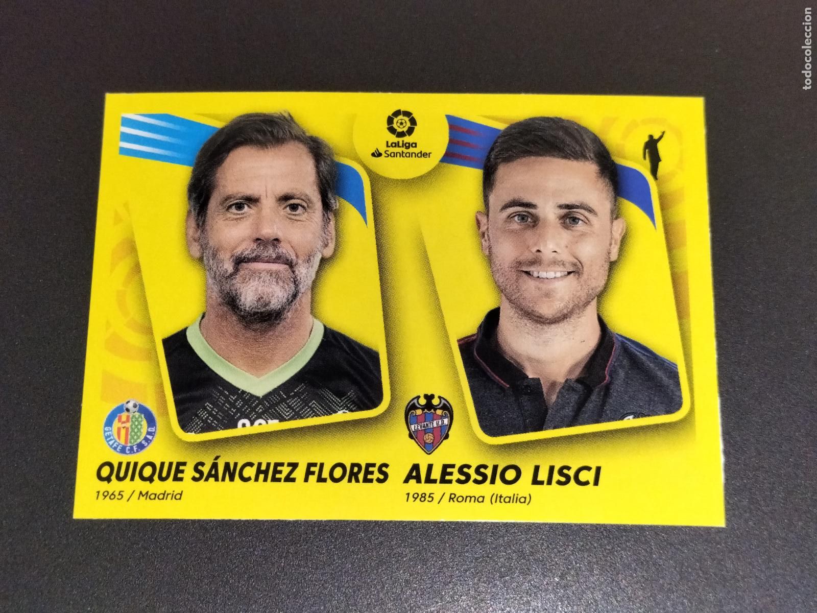 &Aacute;lbum de f&uacute;tbol completo: FICHAJE N&ordm; 42 QUIQUE FLORES ALESSIO GETAFE LEVANTE MERCADO INVIERNO ACTUALIZACION 2021 2022 21 22