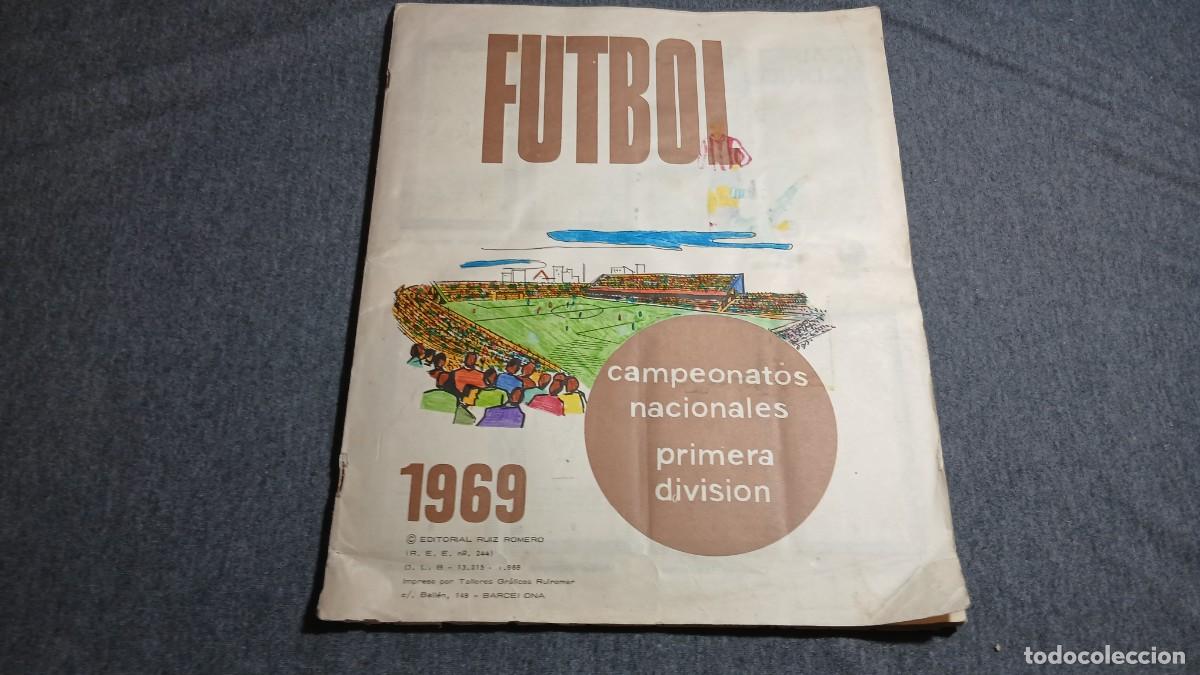 &Aacute;lbum de f&uacute;tbol completo: ALBUM CAMPEONATOS NACIONALES 1969 RUIZ ROMERO