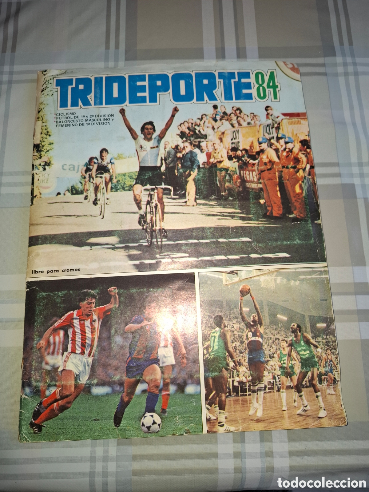 &Aacute;lbum de f&uacute;tbol completo: Trideporte 84 , Album Fher completo, Ciclismo , Futbol y Baloncesto