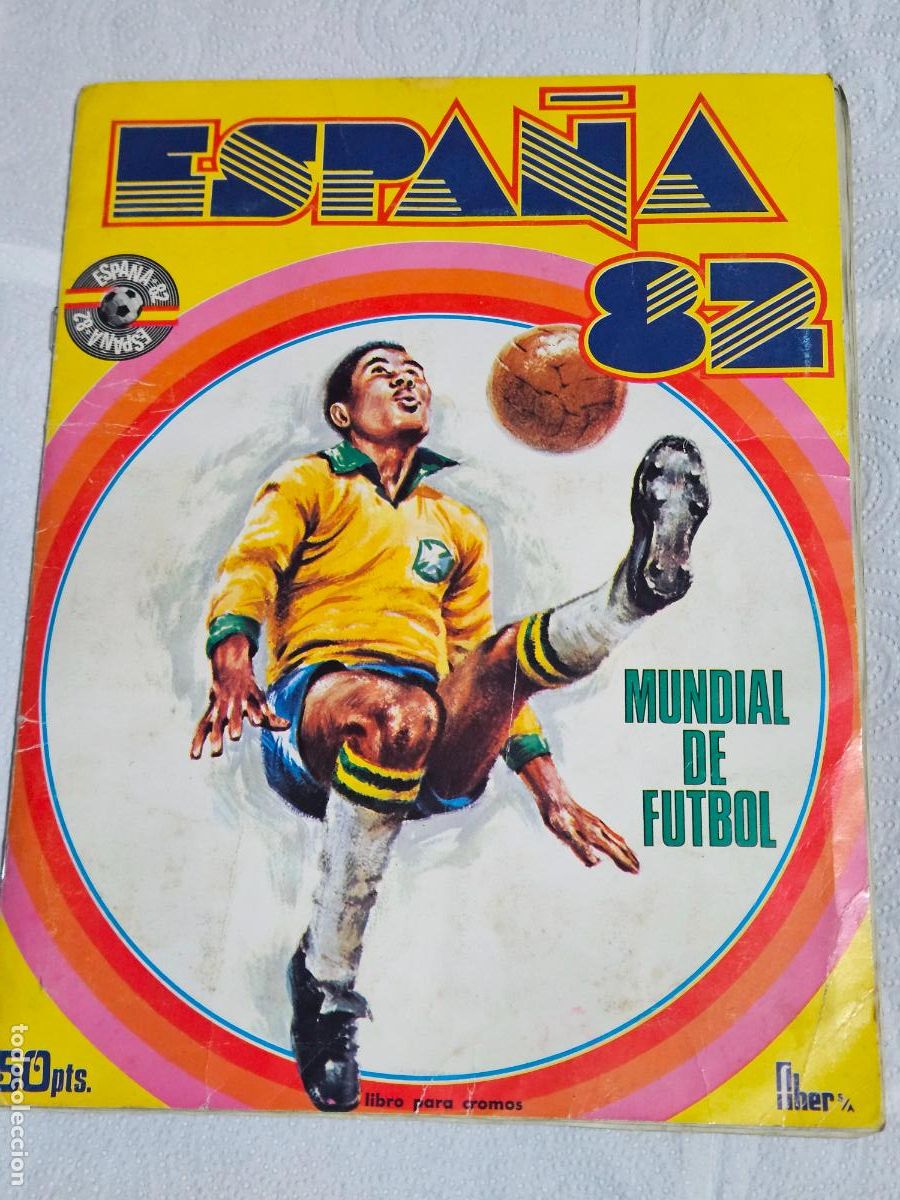 &Aacute;lbum de f&uacute;tbol completo: ESPA&Ntilde;A 82 MUNDIAL ALBUM FHER FUTBOL CASI COMPLETO ( SOLO FALTAN 2 CROMOS )