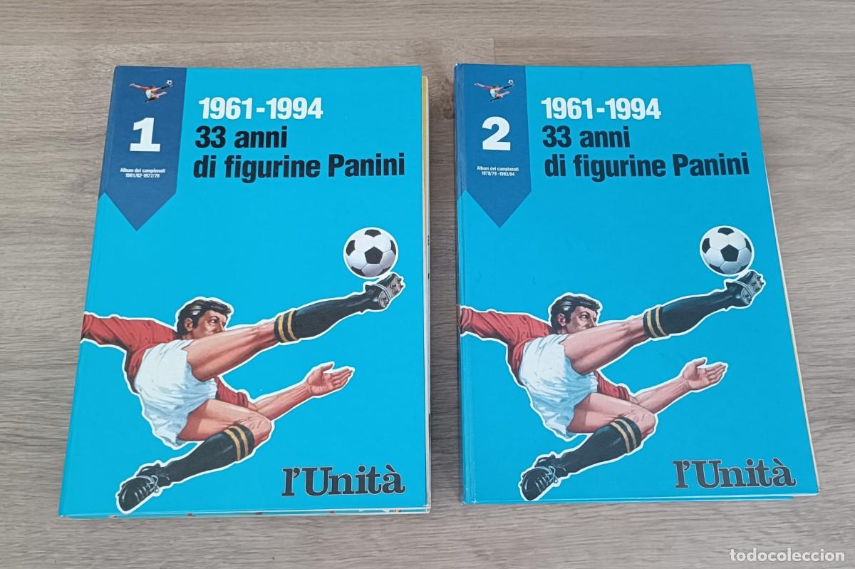 &Aacute;lbum de f&uacute;tbol completo: Colecci&oacute;n Completa CALCIATORI PANINI &Aacute;lbumes Facs&iacute;mil desde 1961 a 1994, 33 Temporadas, con Tapas