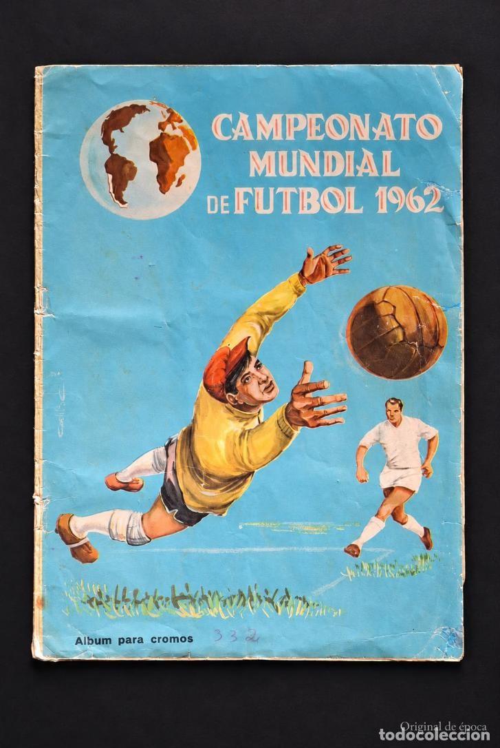 &Aacute;lbum de f&uacute;tbol completo: (AL-261001)ALBUM CAMPEONATO MUNDIAL DE FUTBOL 1962 (COMPLETO) - PELE,DI STEFANO,BOBBY CHARLTON,ETC.