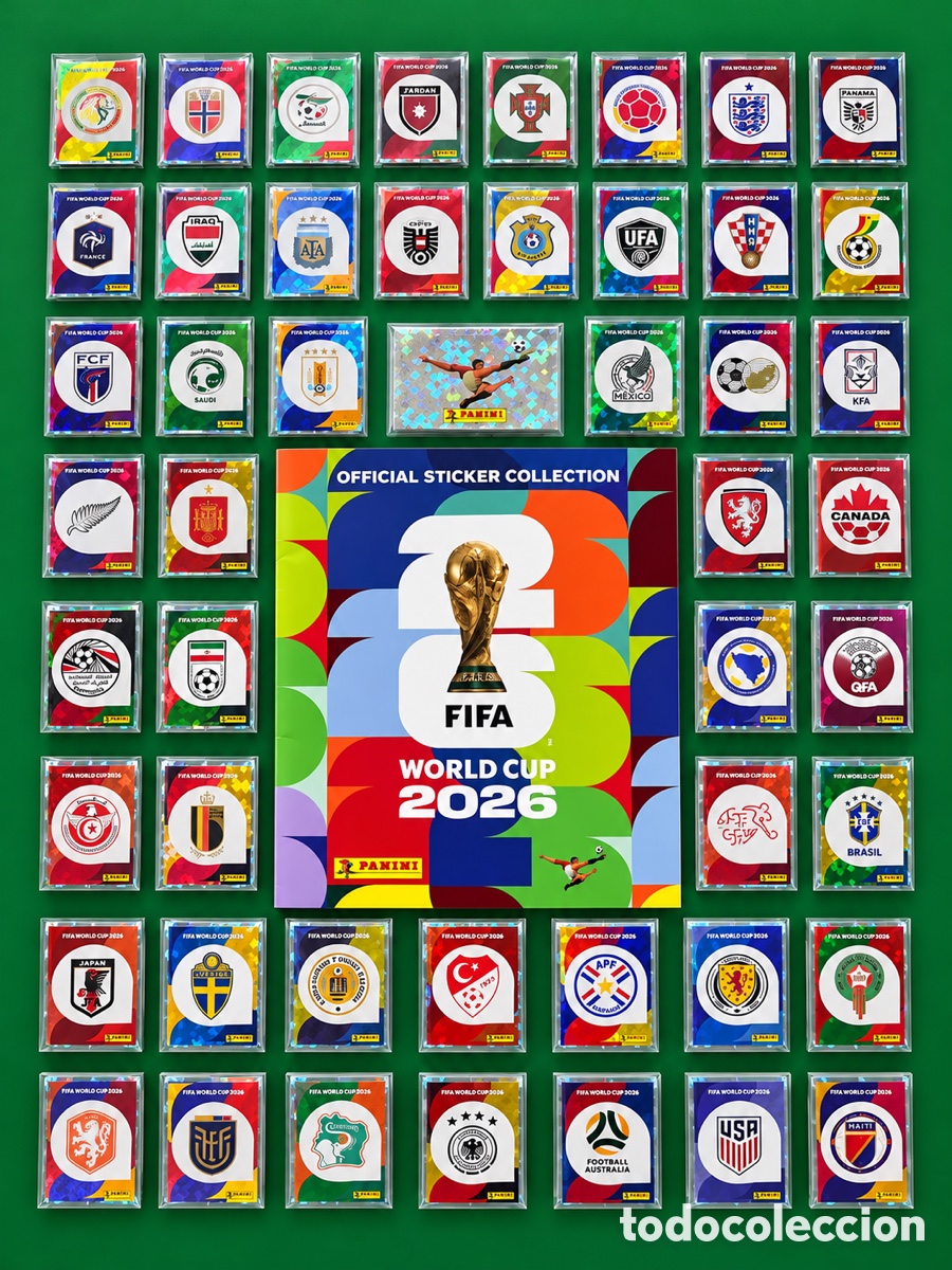 &Aacute;lbum de f&uacute;tbol completo: PANINI MUNDIAL 2026 &ndash; COLECCI&Oacute;N COMPLETA + &Aacute;LBUM