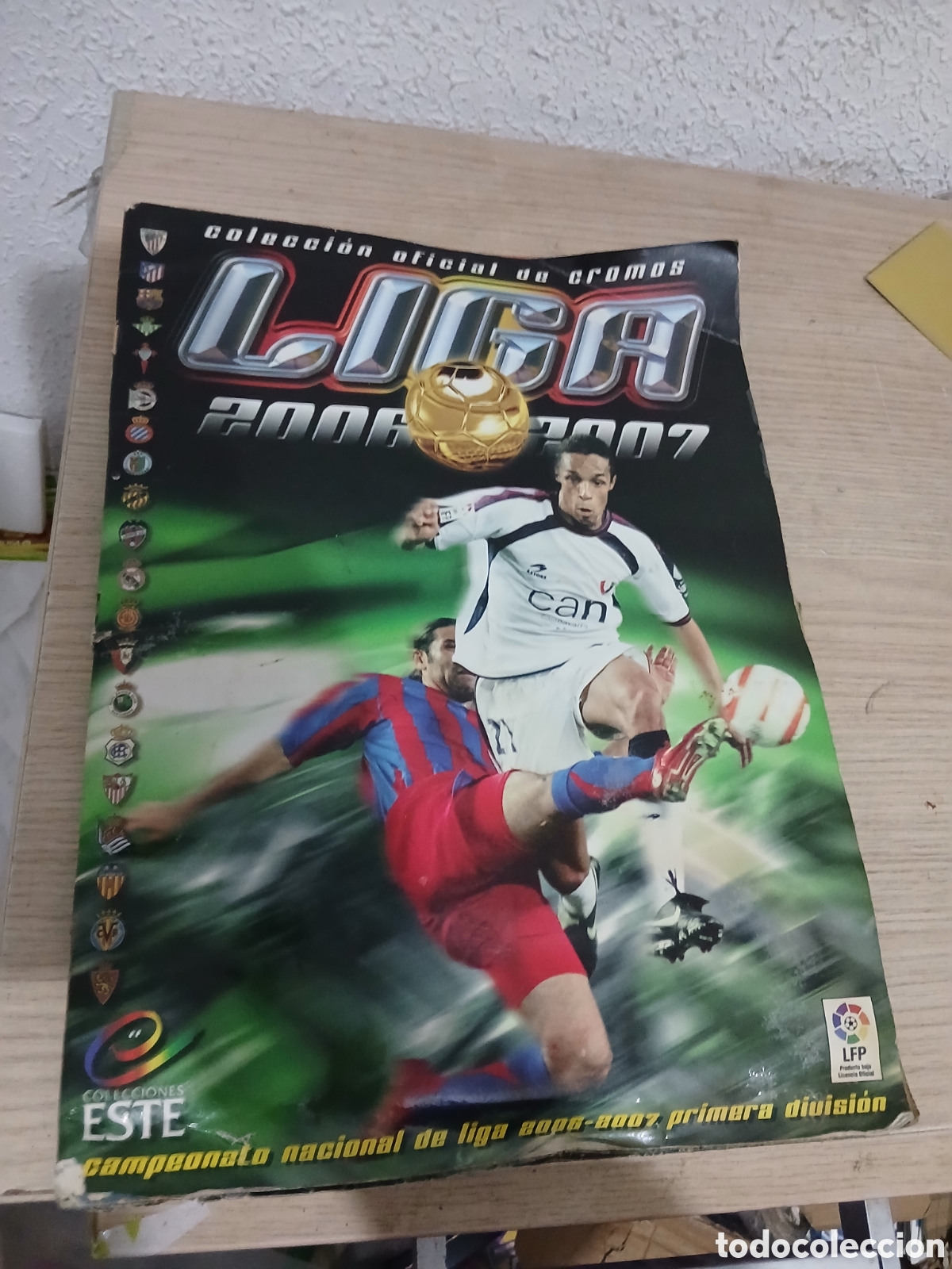 &Aacute;lbum de f&uacute;tbol completo: LIGA ESTE 06/07 COMPLETO CON TODOS LOS DOBLES,,VER FOTOS
