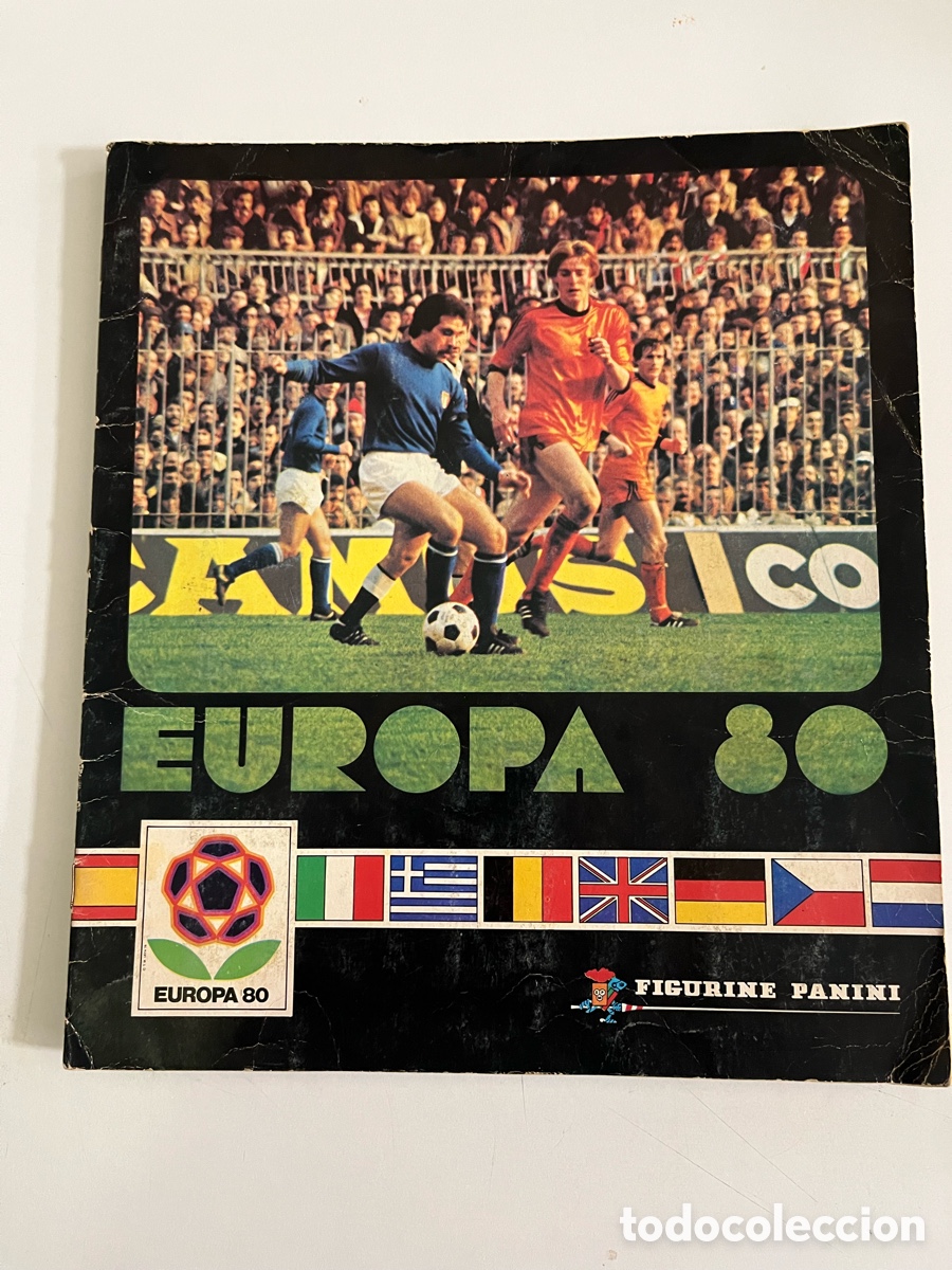 &Aacute;lbum de f&uacute;tbol completo: Album completo futbol Euro 80-Europa 80-Panini-Buen estado.