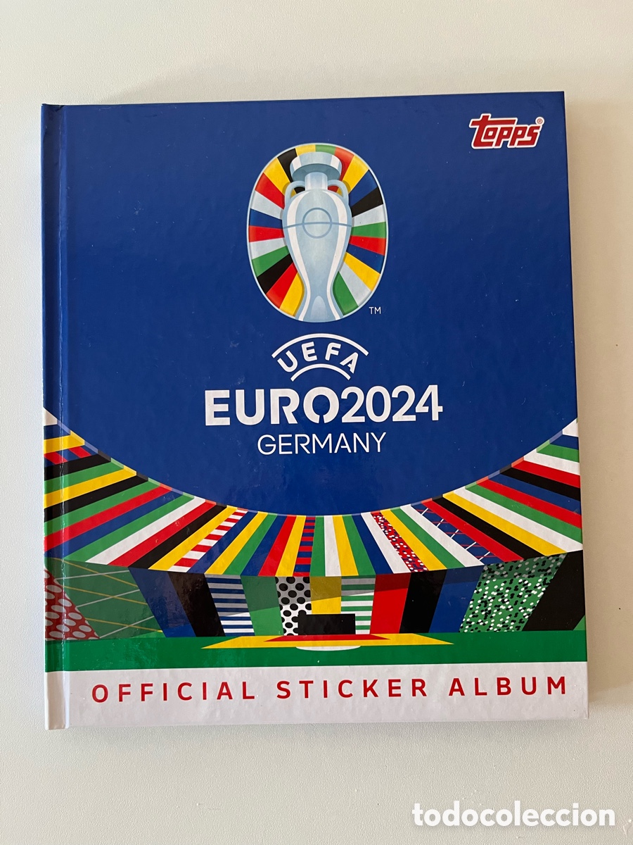 &Aacute;lbum de f&uacute;tbol completo: Album completo tapa dura Euro 2024-Eurocopa- Hardcover-Topps