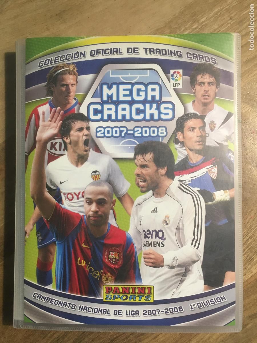 &Aacute;lbum de f&uacute;tbol completo: megacracks 2007 2008 album cromos completo con 578 cromos muy buen estado messi
