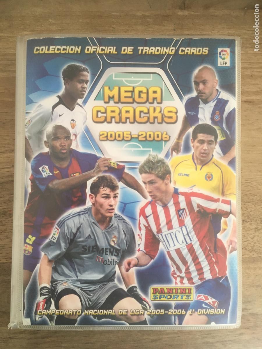 &Aacute;lbum de f&uacute;tbol completo: megacracks 2005 2006 album cromos completo con 566 cromos muy buen estado con messi