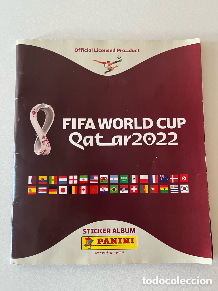 &Aacute;lbum de f&uacute;tbol completo: Album completo mundial Qatar 2022-World Cup-2022-Panini.