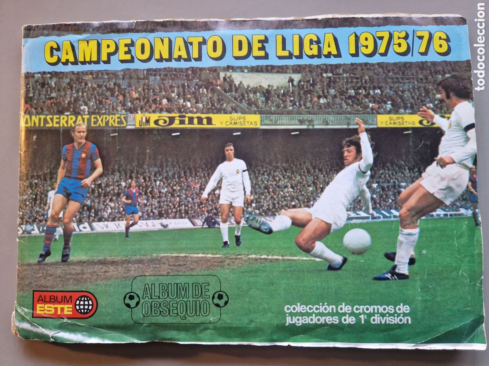 &Aacute;lbum de f&uacute;tbol completo: ALBUM COMPLETO LIGA ESTE 75 76 1975 1976 CON TODO EDITADO MENOS LOS 2 IMPOSIBLES MBE TODOS COLOCAS