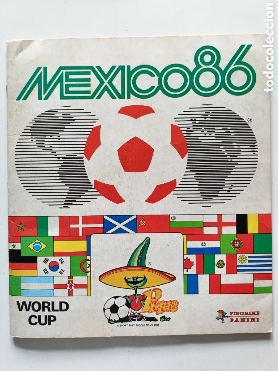 &Aacute;lbum de f&uacute;tbol completo: &Aacute;lbum de Futbol Mundial M&eacute;xico 86 World Cup COMPLETO Panini