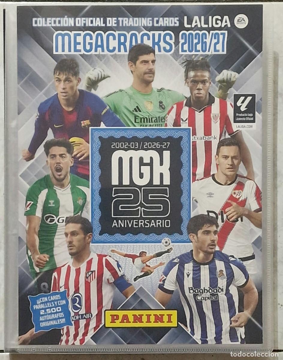 &Aacute;lbum de f&uacute;tbol completo: MEGACRACKS 26/27 2026-27 ALBUM COMPLETO 1-423 Primera y segunda edici&oacute;n. ABDELKARIM incluido.