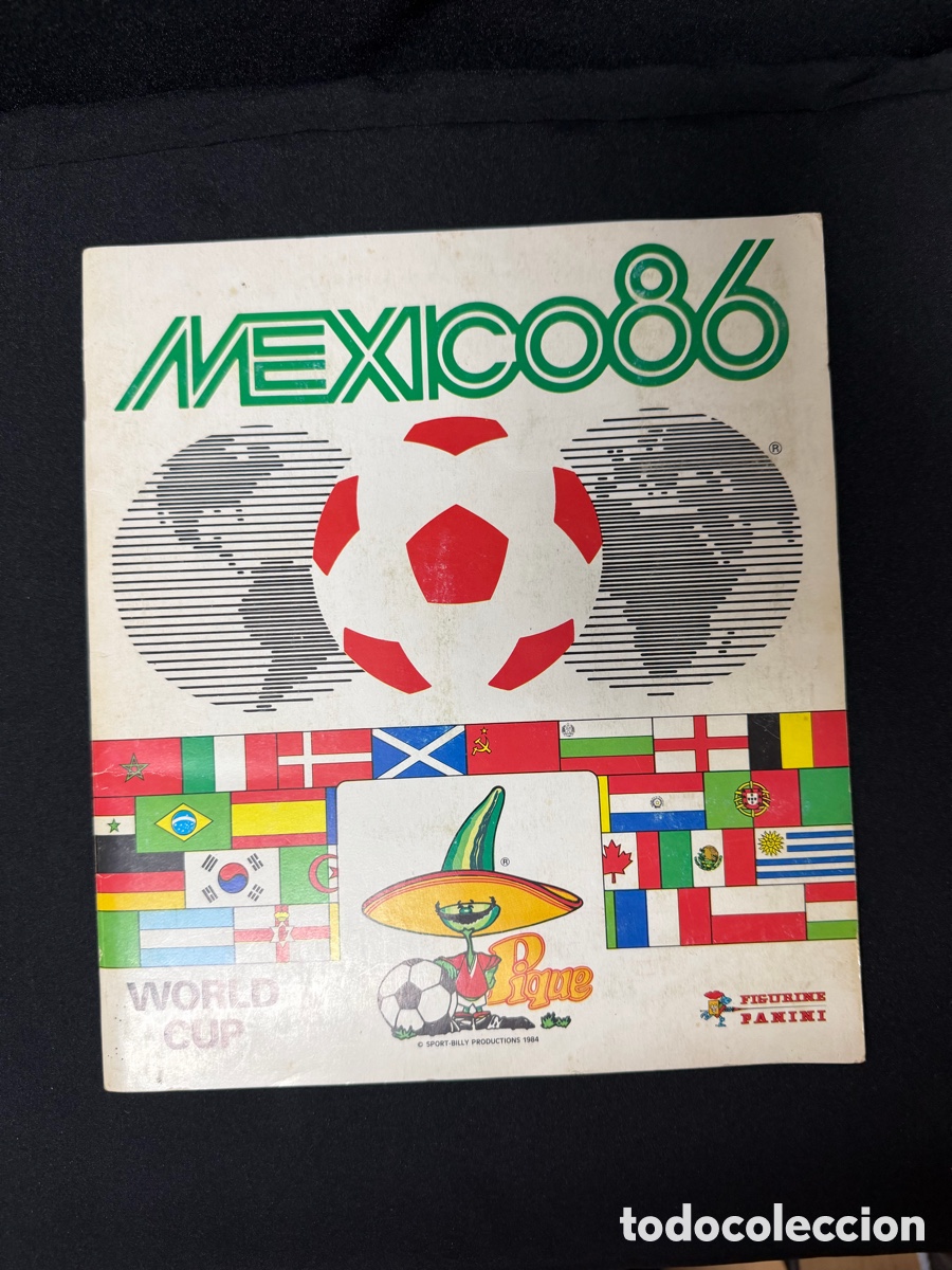 &Aacute;lbum de f&uacute;tbol completo: MEXICO 86 MUNDIAL FUTBOL PANINI ALBUM DE CROMOS COMPLETO PERFECTO ESTADO COMO NUEVO