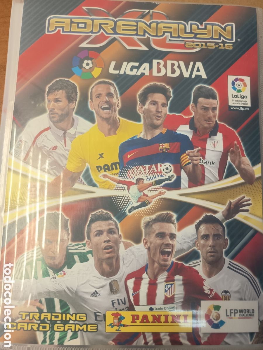 &Aacute;lbum de f&uacute;tbol completo: ALBUM ADRENALYN LIGA BBVA 2015 2016 563 CROMOS CASI TODO LO EDITADO (SIN FIRMADAS)