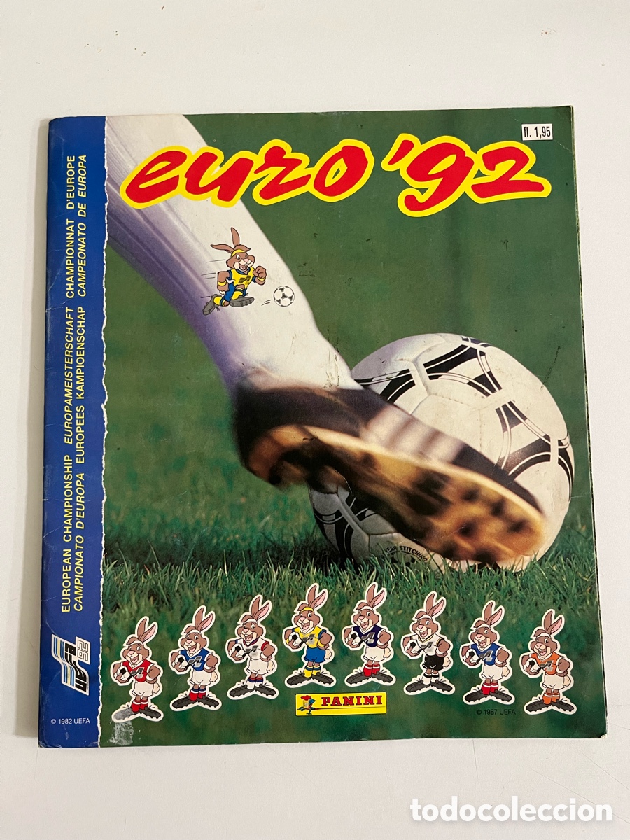 &Aacute;lbum de f&uacute;tbol completo: Album completo futbol Euro 92-Eurocopa 1992-Panini