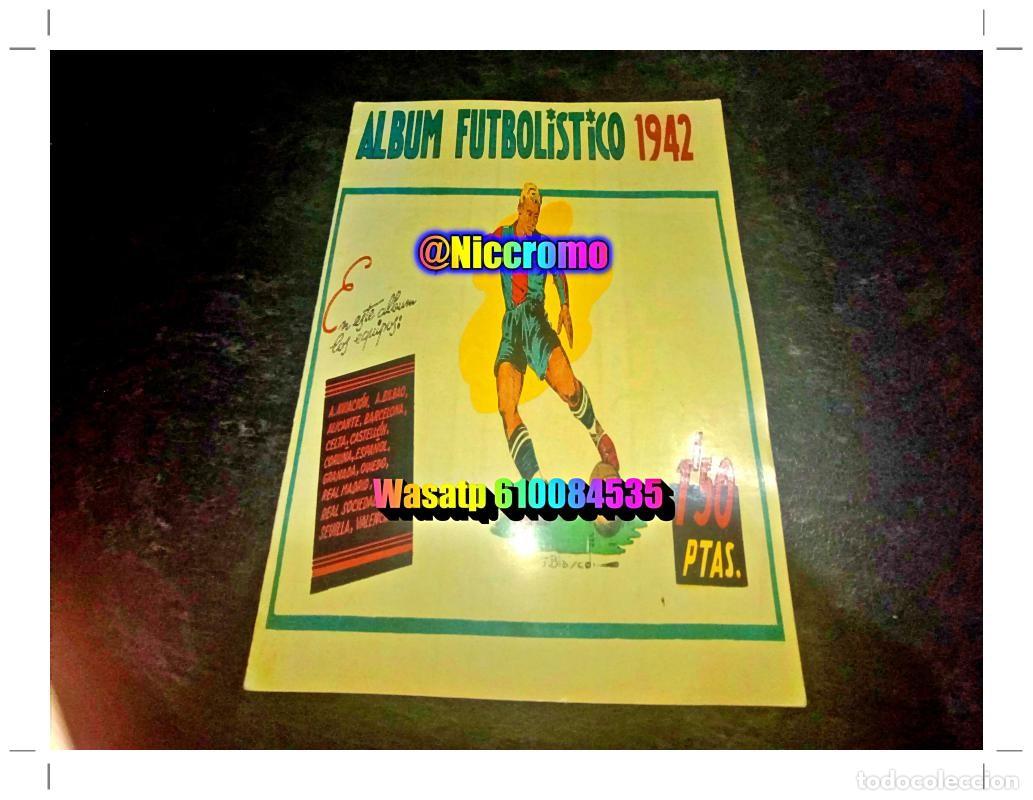 &Aacute;lbum de f&uacute;tbol completo: futbolistico 1942 futbol album cromos tipo facs&iacute;mil liga ver fotos + en niccromo