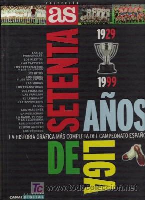 Sports collectibles: &Aacute;LBUM INCOMPLETO 70 A&Ntilde;OS DE LIGA, DE AS