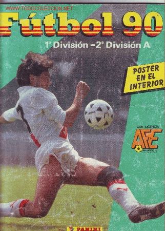 Collezionismo sportivo: &Aacute;LBUM DE F&Uacute;TBOL 90-1&ordf; Y 2&ordf; DIVISI&Oacute;N-DE PANINI