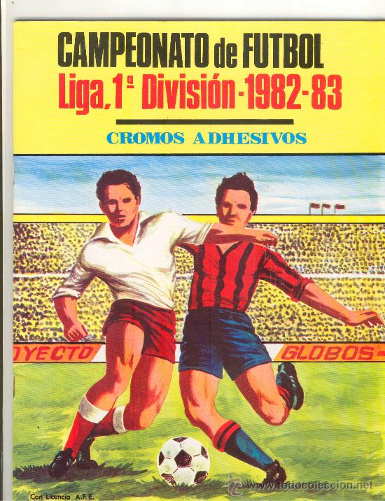 Colecionismo desportivo: (AL-697)ALBUM DE CROMOS CAMPEONATO DE FUTBOL LIGA 1&ordf;DIVISION 1982-83