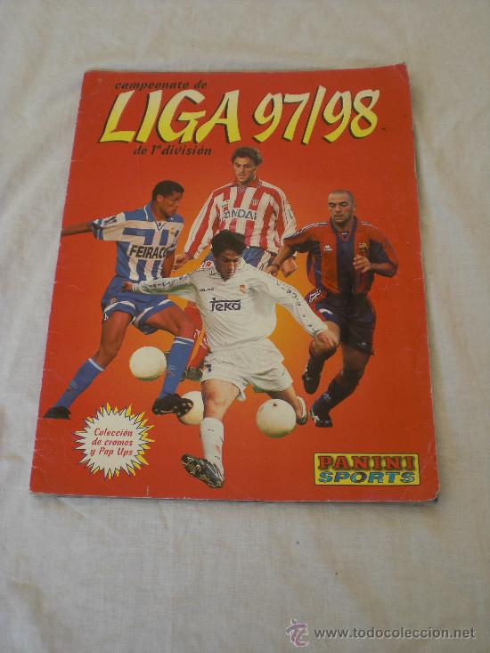 Collezionismo sportivo: Album de la Liga 97-98 &middot; 1&ordf; divisi&oacute;n &middot; Panini &middot; 169 cromos