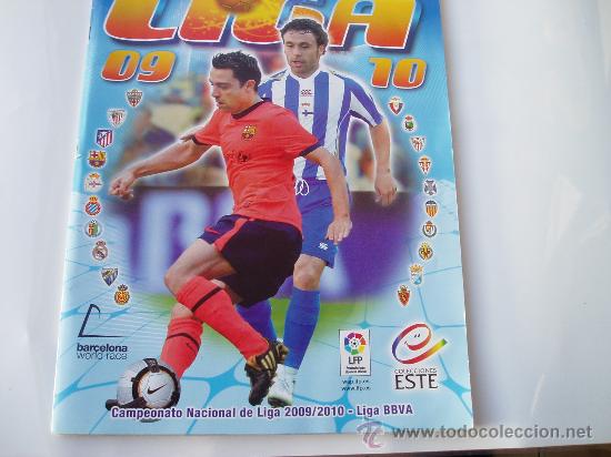 Sports collectibles: album futbol este liga 2009 2010  09 10 tiene un cromo en cada casilla . mas 20 dobles 60 fichajes