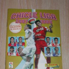 Coleccionismo deportivo: ALBUM CROMOS FUTBOL - CHICLE LIGA 2007-2008 - PANINI. Lote 27616175