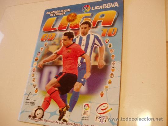 Sports collectibles: album futbol este liga 2009 2010  09 10 tiene  248 cromos pegados