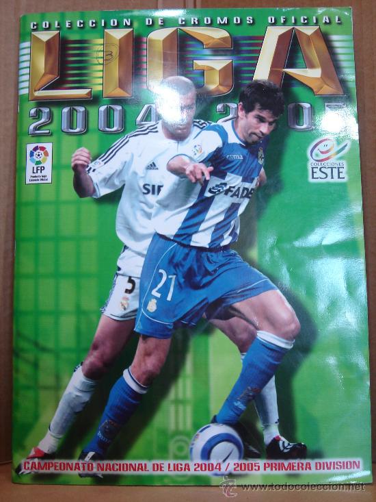 Collectionnisme sportif: ALBUM FUTBOL - ESTE 04 05 &iexcl;&iexcl; 248 CROMOS + 6 FICHAJES &iexcl;&iexcl; TODO FOTOGRAFIADO &iexcl;&iexcl; 2004 2005