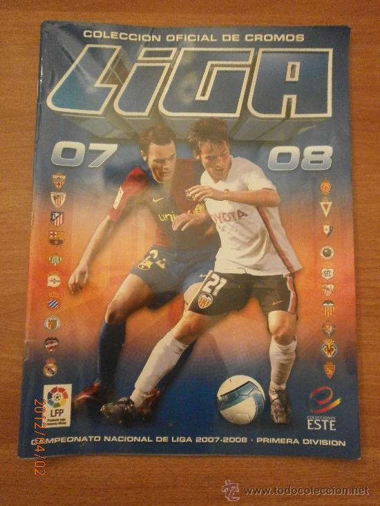 Sports collectibles: ALBUM VACIO --COLECCION OFICIAL DE CROMOS -LIGA 07-08 -
