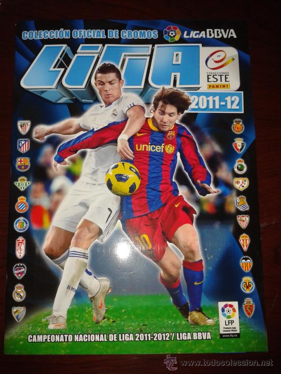 Sports collectibles: LIGA ESTE 11/12 ALBUM NUEVO PLANCHA