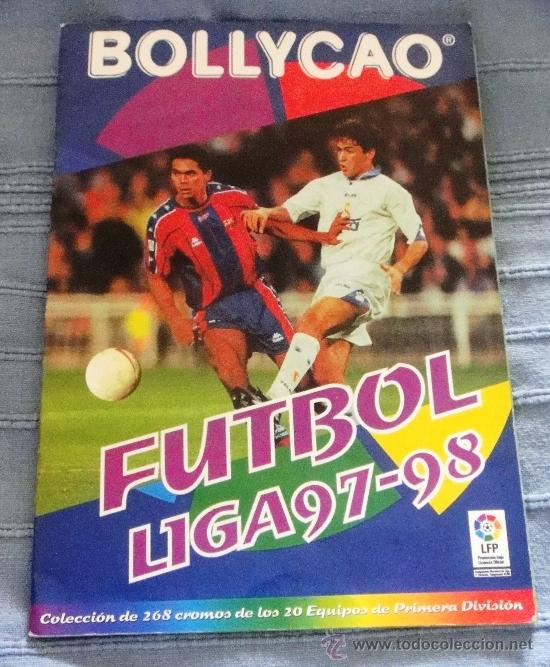 Coleccionismo deportivo: BOLLYCAO ALBUM DE FUTBOL INCOMPLETO LIGA 97 98 PRIMERA DIVISION