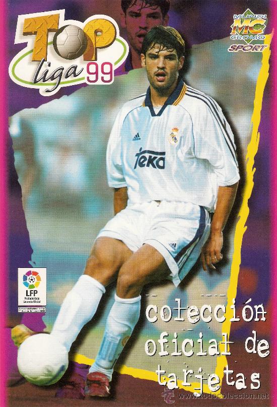 Sports collectibles: MUNDICROMO, TOP LIGA 99: ALBUM ORIGINAL VACIO