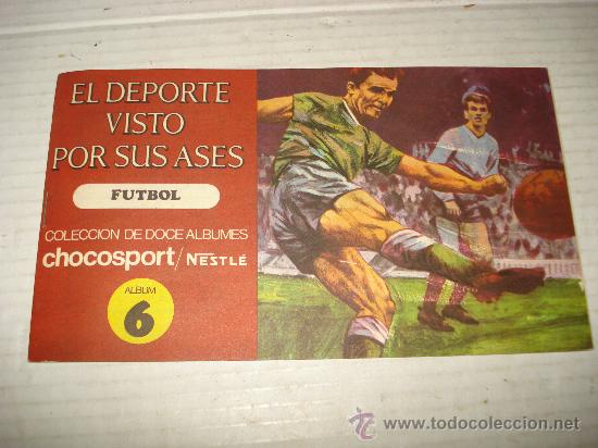 Sports collectibles: Antiguo Album Vacio Plancha *EL DEPORTE VISTO POR SUS ASES* FUTBOL de NESTLE