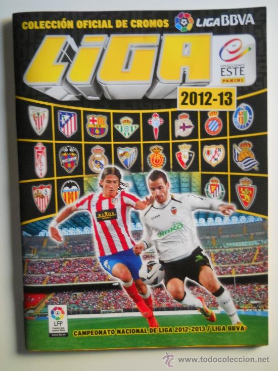 Sports collectibles: ALBUM DE COLECCIONES ESTE PANINI TEMPORADA 2012-2013 LIGA BBVA CON 159 + 56 SIN PEGAR ( 215 DE 300 )
