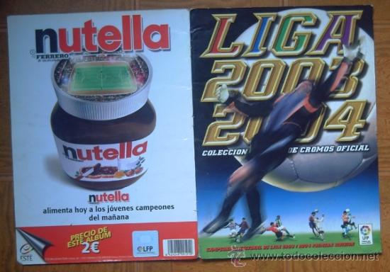Coleccionismo deportivo: Tapas del album de futbol 2003/04 - ESTE