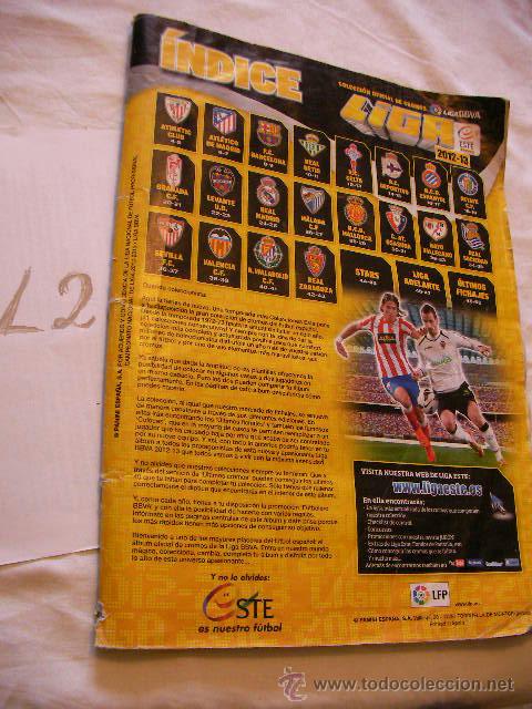 Sports collectibles: LIGA ESTE BBVA 2012-2013