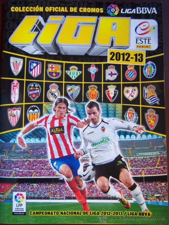 Sports collectibles: Album Colecci&oacute;n Oficial de cromos Liga 2012-2013 + 4 cromos en el interior.Nuevo