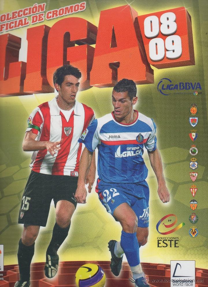 Sports collectibles: ALBUM FUTBOL LIGA 08 09 .COLECCIONES ESTE. LIGA 2008 2009 -B4