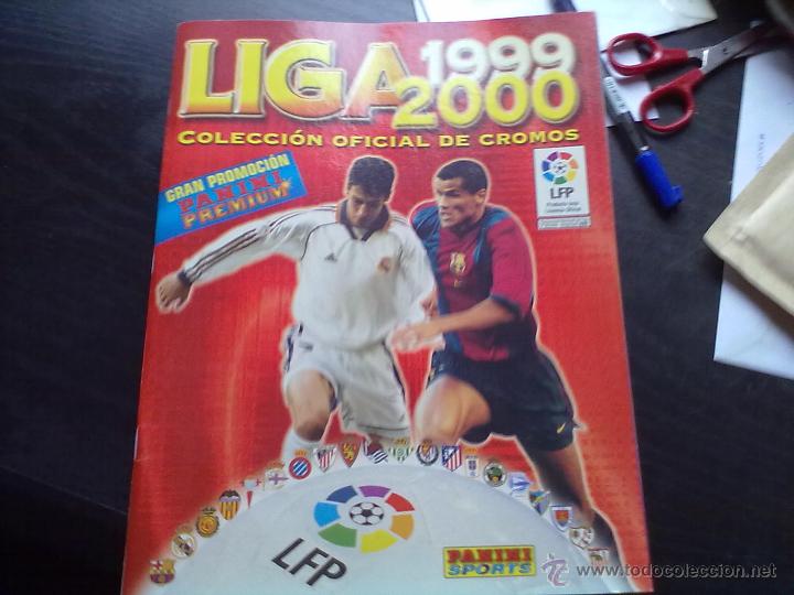 Sports collectibles: ALBUM PANINI LIGA 1999 2000 CASI PLANCHA