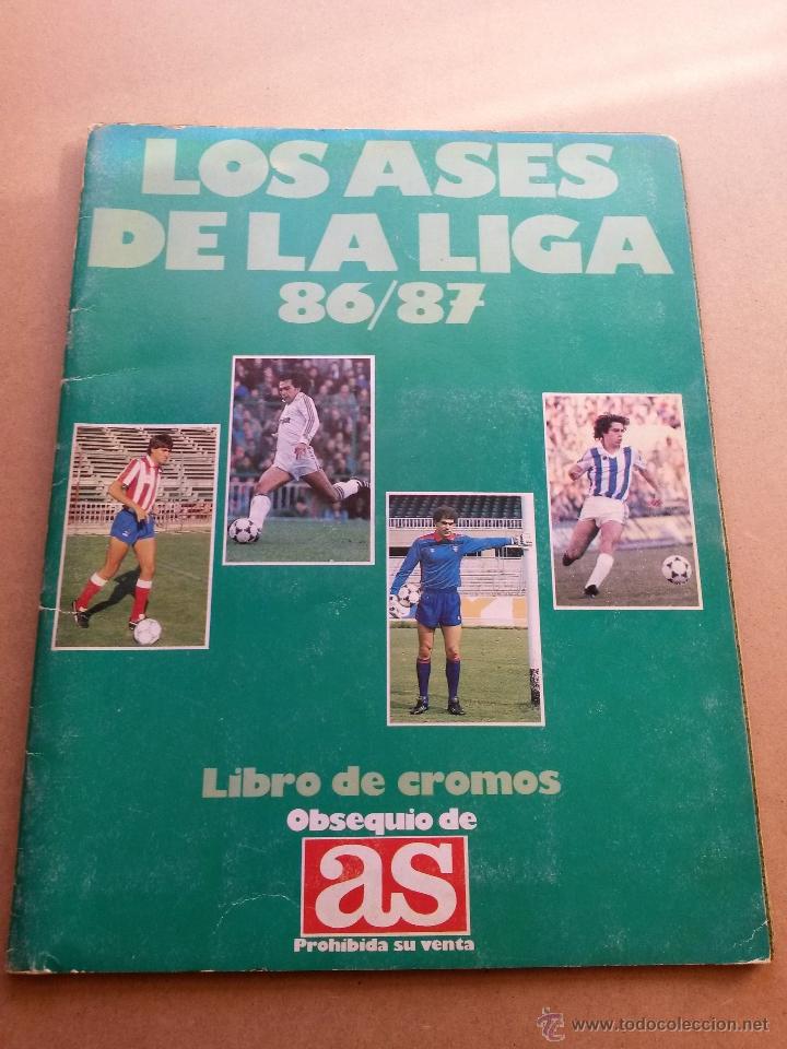 Collectionnisme sportif: Album los ases de la liga 86-87 faltan 7 cromos