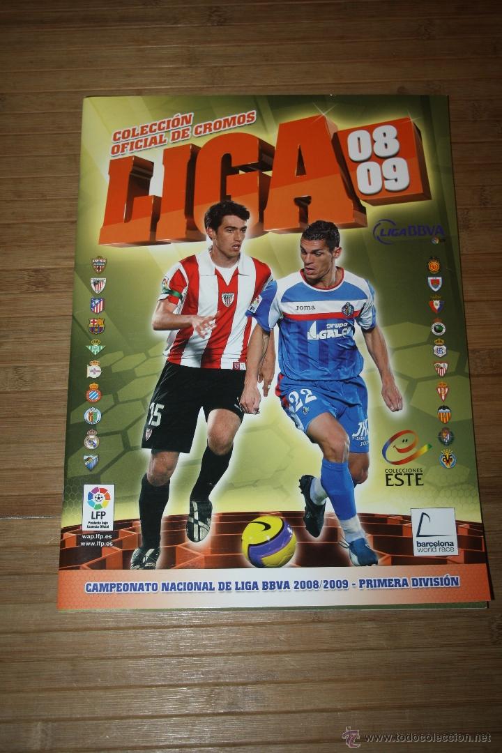 Sports collectibles: ALBUM DE CROMOS ESTE DE PANINI LIGA BBVA TEMPORADA 2008-2009 5 CROMOS