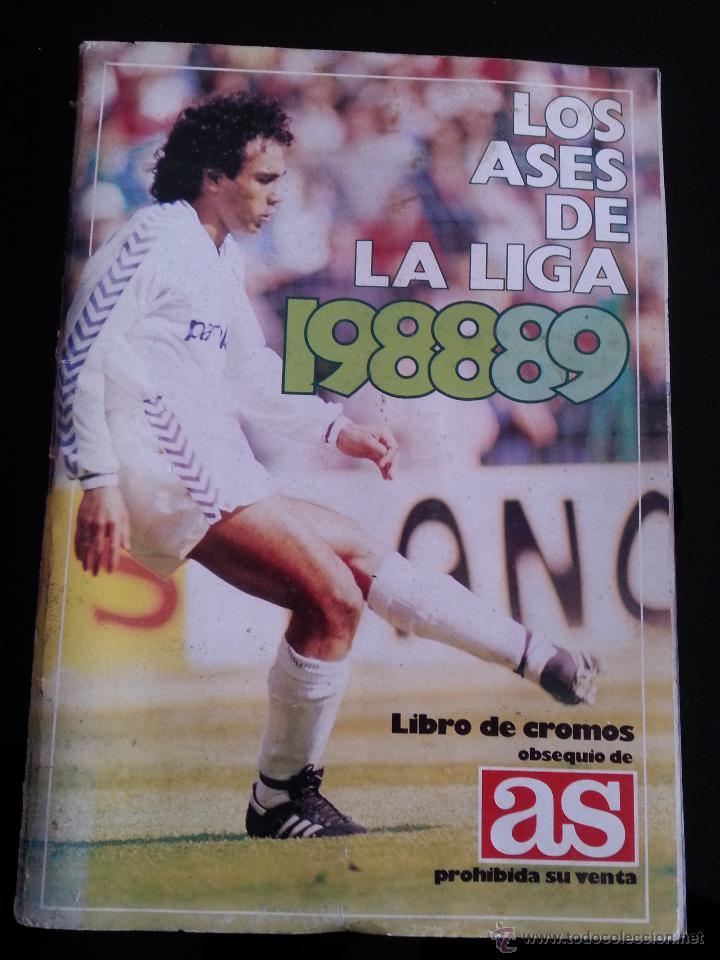 Collectionnisme sportif: ALBUM DEL DIARIO AS LOS ASES DE LA LIGA TEMPORADA 1988 - 1989 CON 200 CROMOS