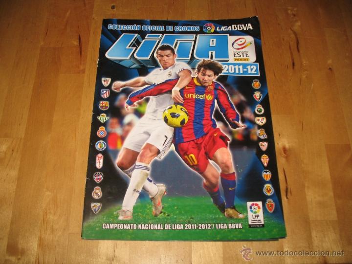Collectionnisme sportif: COLECCIONES ESTE PANINI LIGA F&Uacute;TBOL 2011 2012 2011-12 &Aacute;LBUM VAC&Iacute;O CROMOS PEGATINAS LIGA BBVA