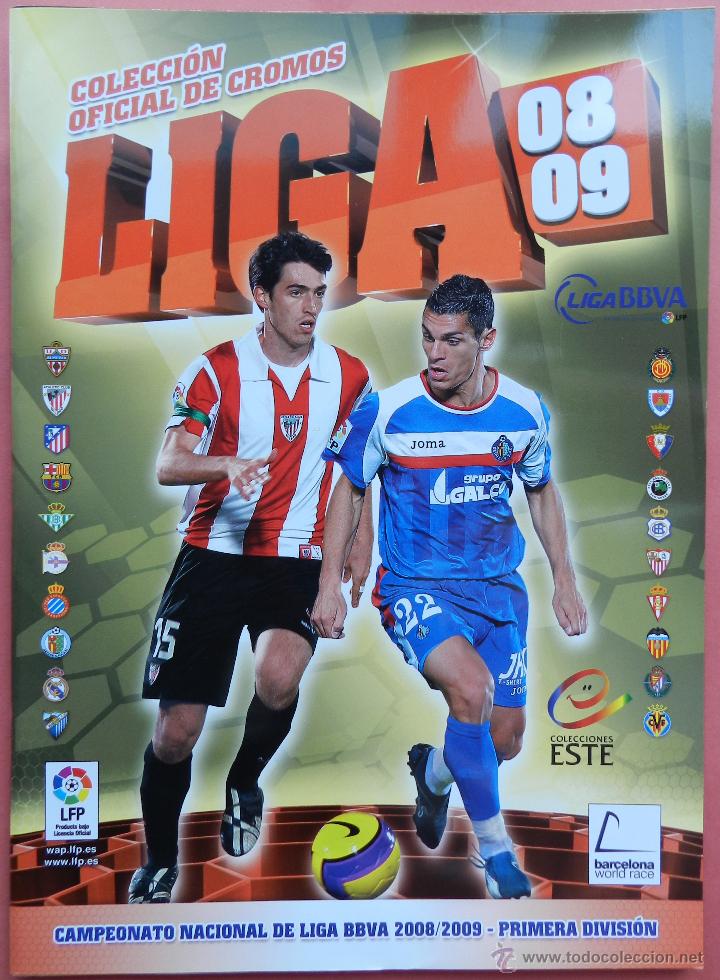 Sports collectibles: ALBUM VACIO PLANCHA ESTE LIGA 08-09 COLECCION OFICIAL CROMOS 2008/2009 PANINI