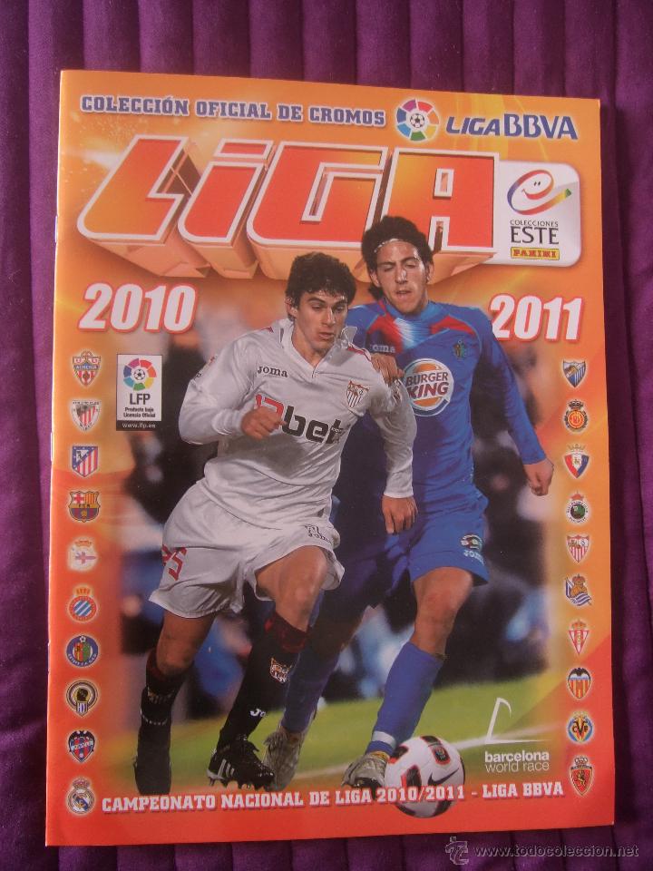 Collectionnisme sportif: Album vac&iacute;o - Liga BBVA 2010/2011 - Colecciones Este